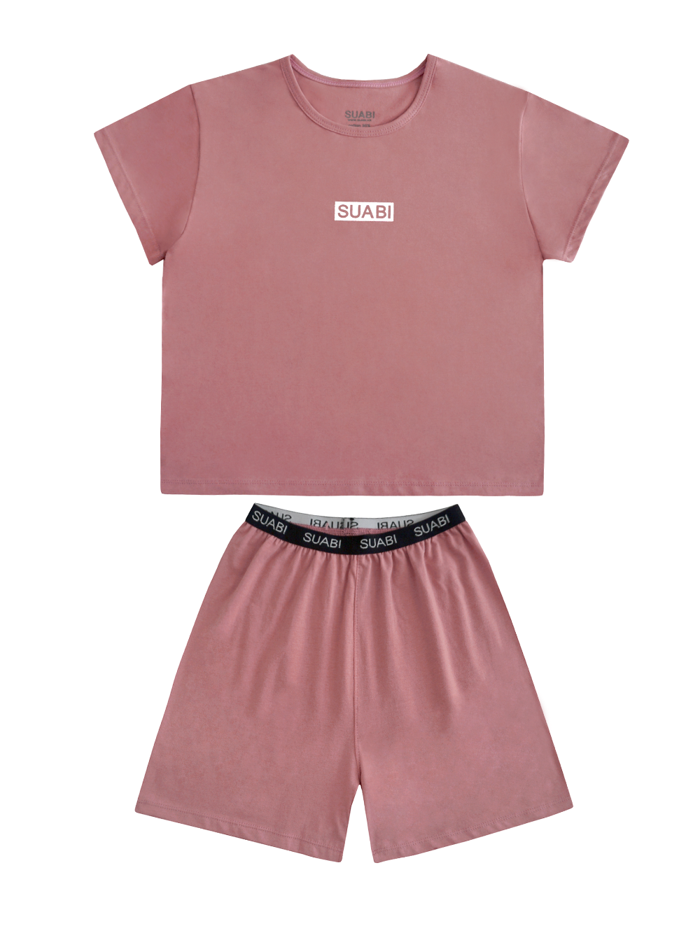 [Cotton]Short-sleeves SET : Pink