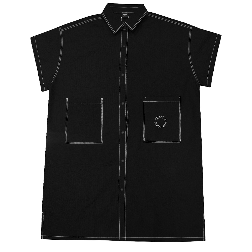[JUNIOR]Shirt Dress : Black ▷15%할인