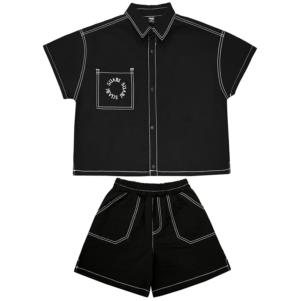 [ADULT]Shirt Set : Black ▷15%할인