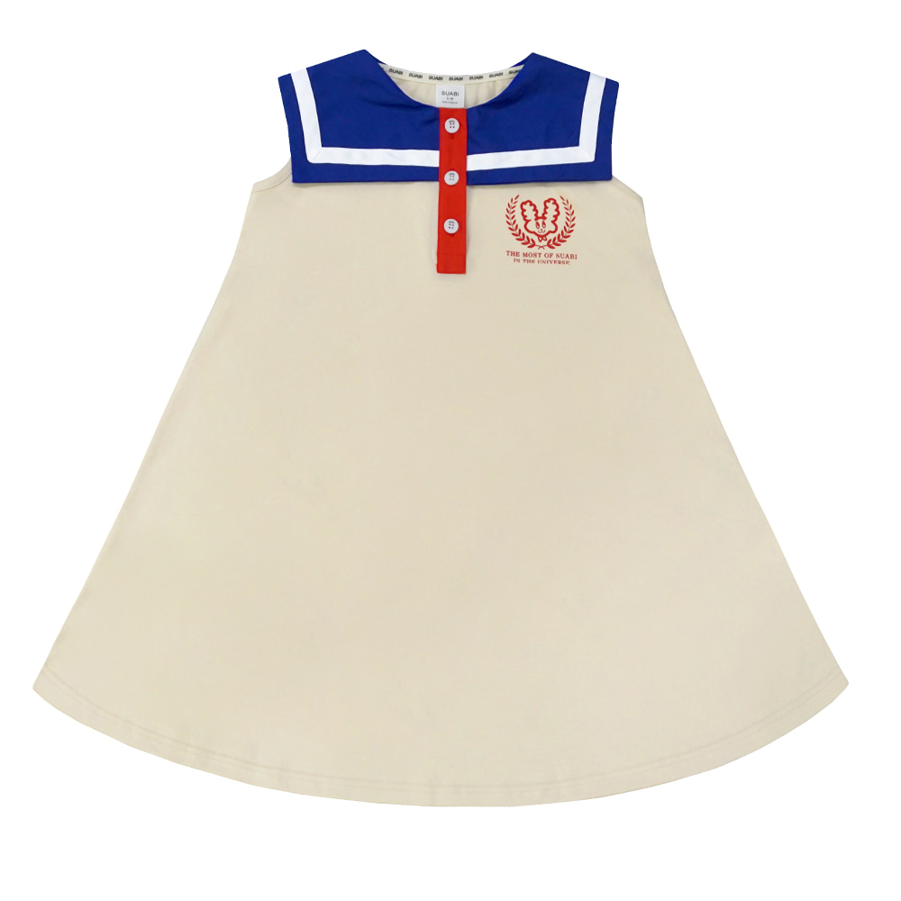[KIDS]Sailor Dress : Beige ▷20%할인