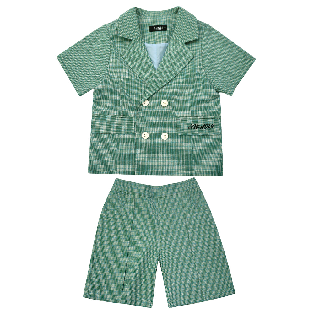 [KIDS]Gingham Check Suit : Green ▷20%할인