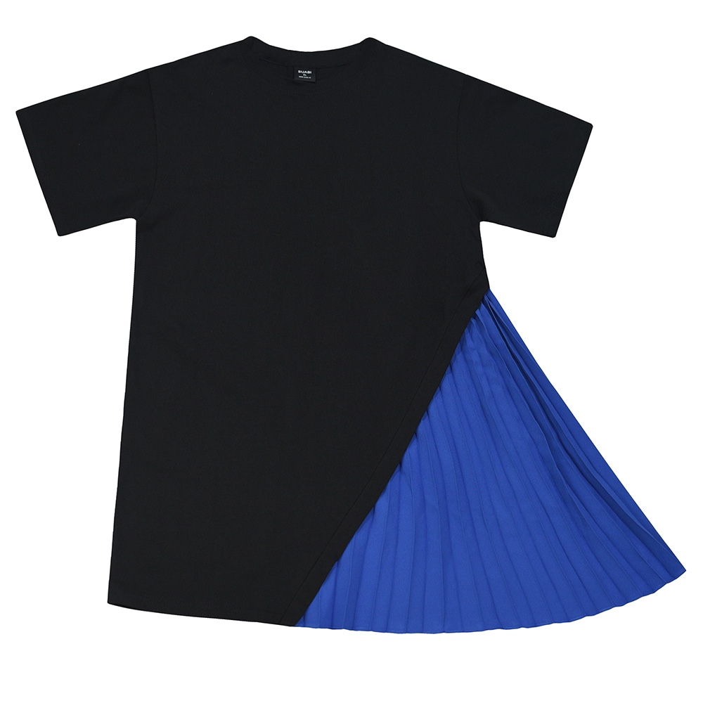 [K&amp;J]Cut Out Pleats Dress : Black ▷15%할인