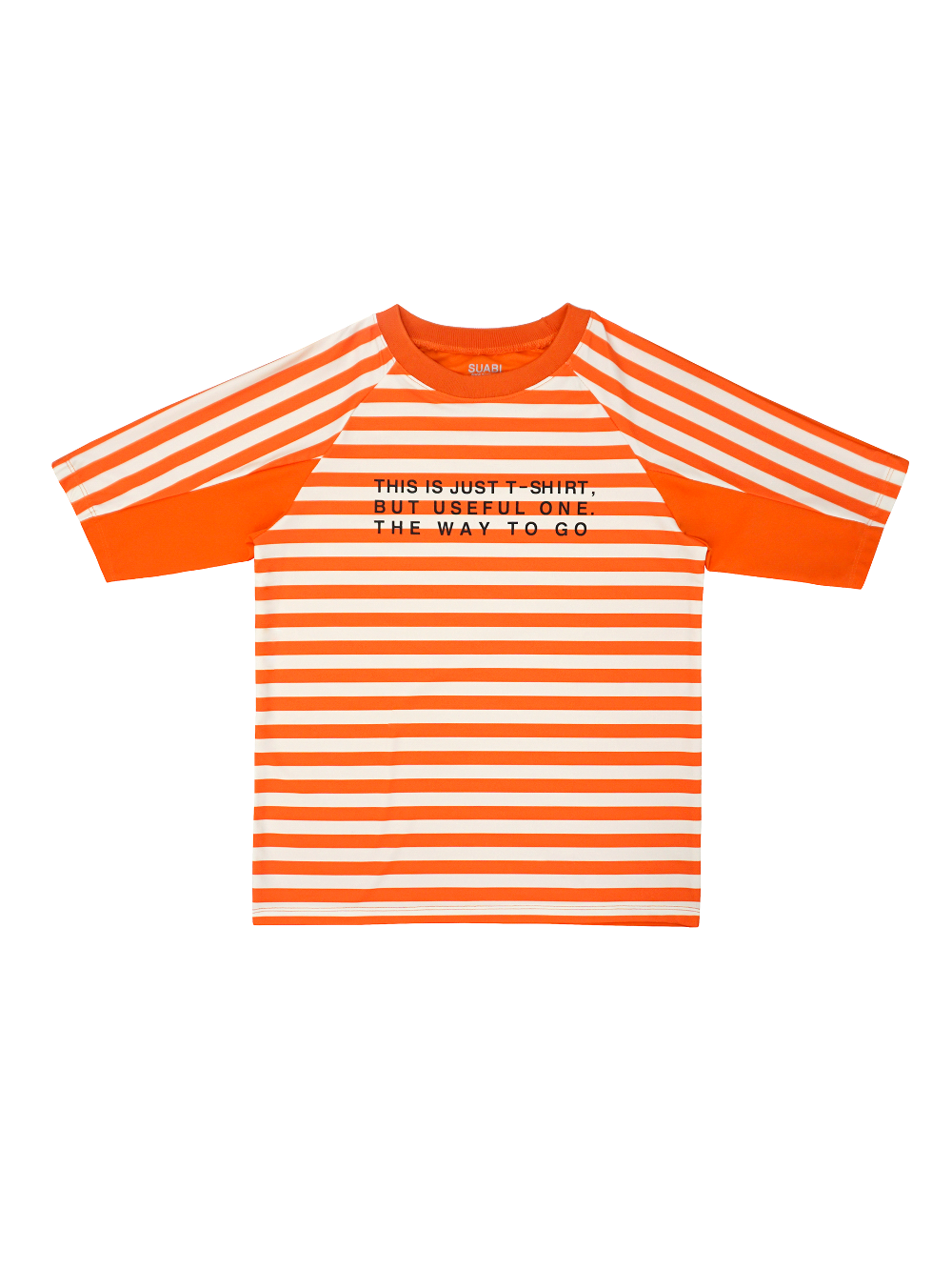 [J&amp;A]Cutting Line T : Stripe Orange ▷20%할인